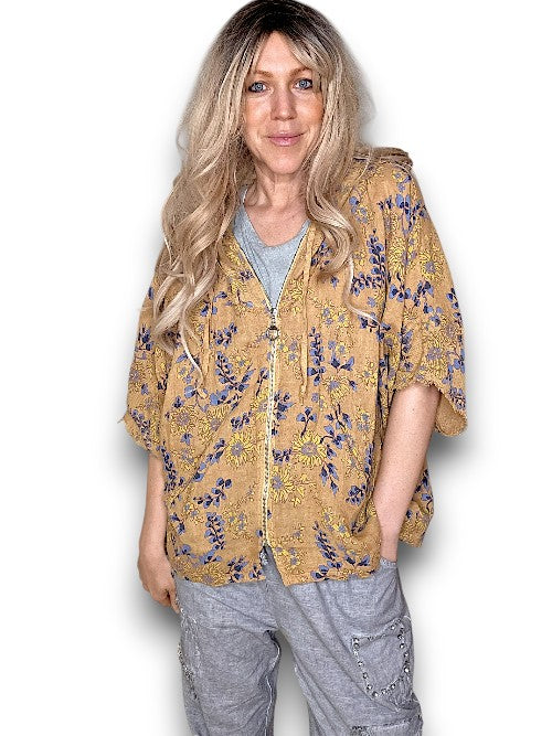 Caramel Retro Butterscotch Hoodie Jkt