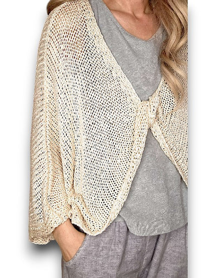 Vanilla Knot Knit Top