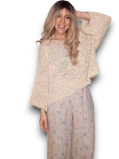 Oat Boat Neck Knit