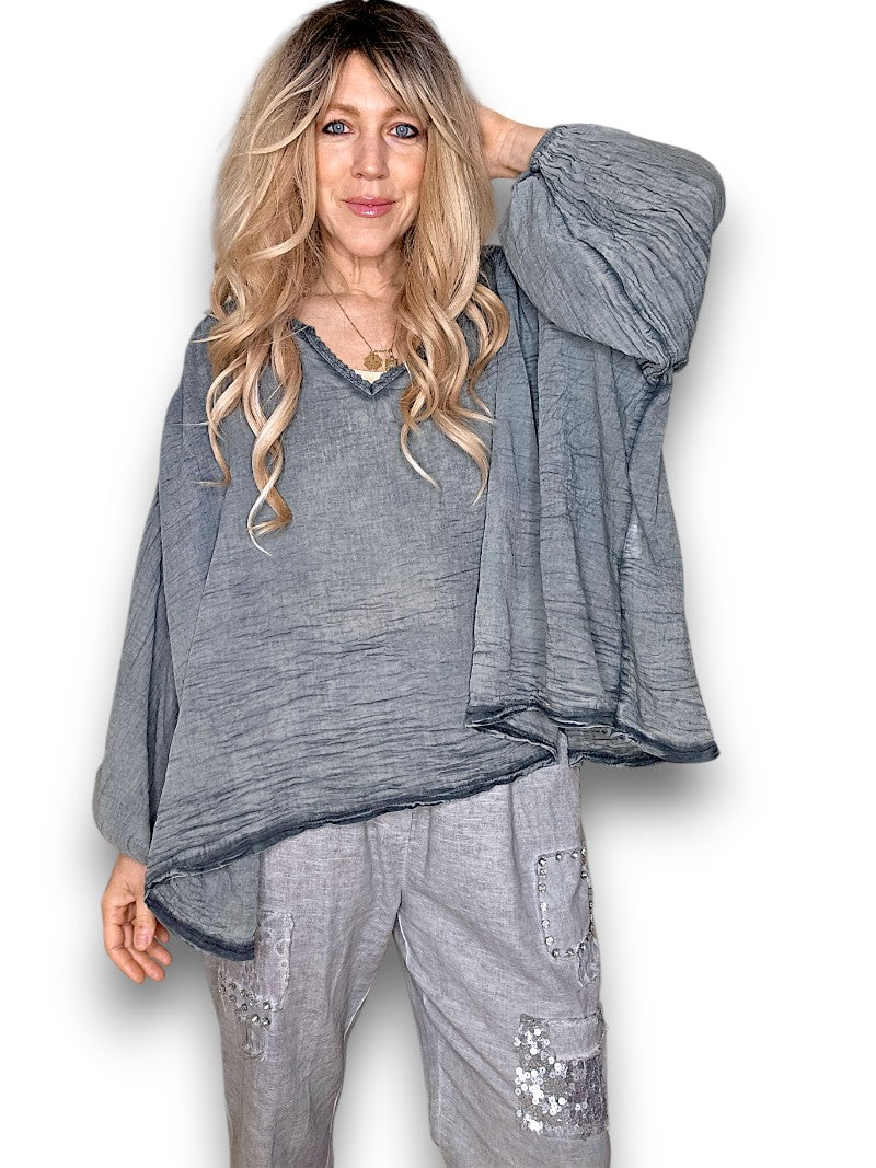 Grey Dandy Tunic