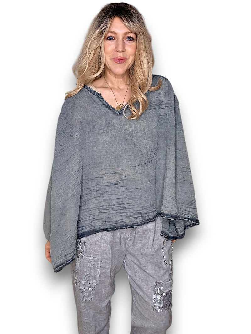 Grey Dandy Tunic