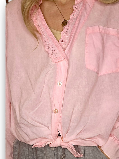 Bubblegum Pink Dylan Shirt