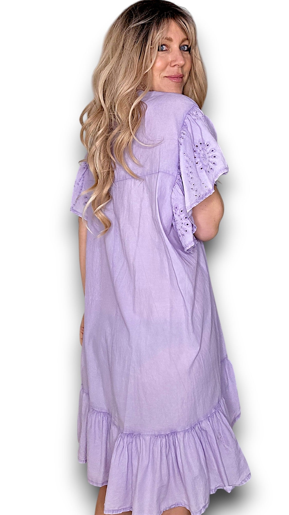 Lavender Frill Dress