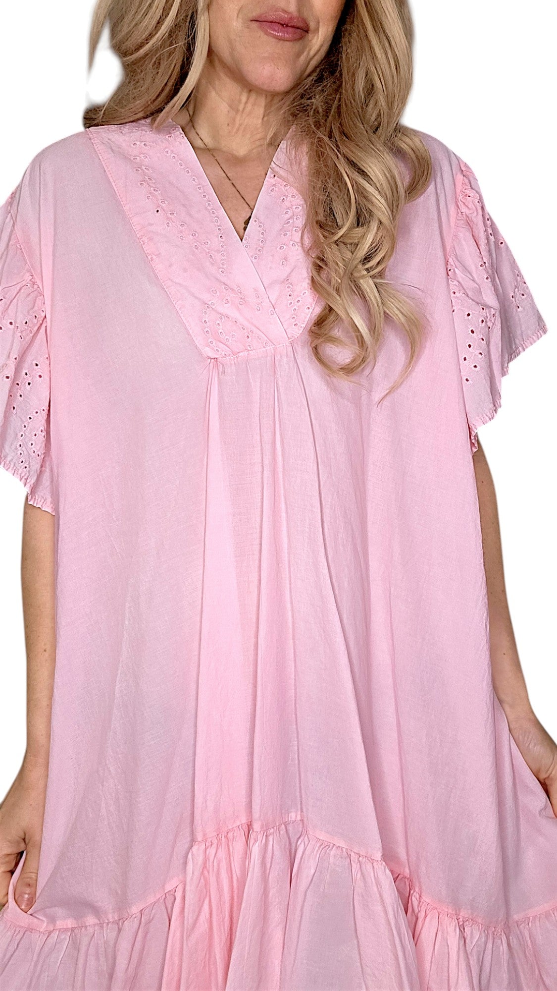 Bubblegum Pink Frill Dress