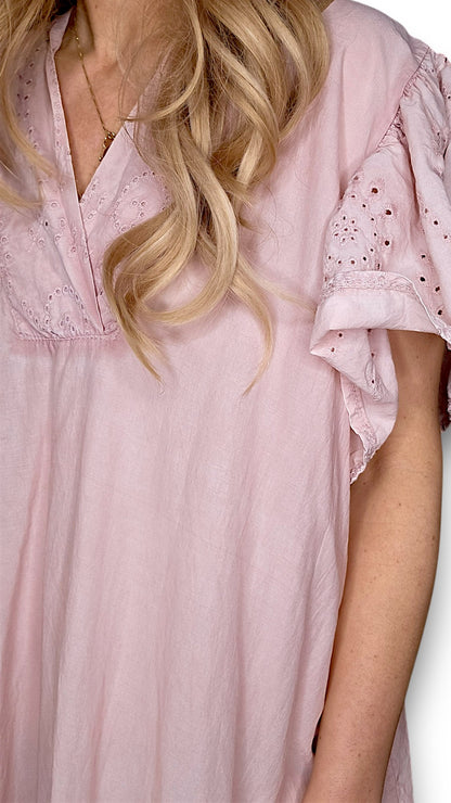 Baby Pink Pink Frill Dress