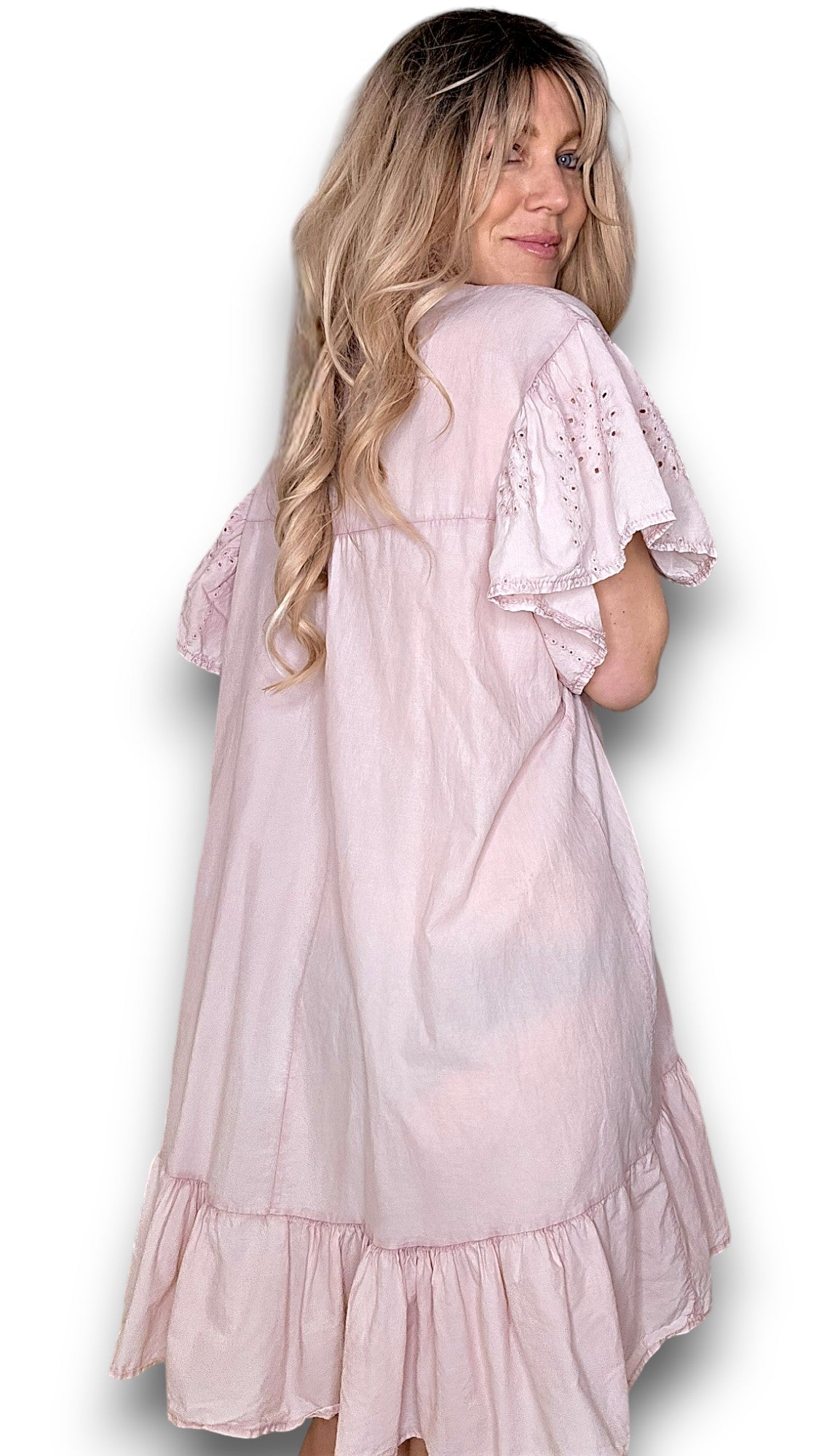 Baby Pink Pink Frill Dress