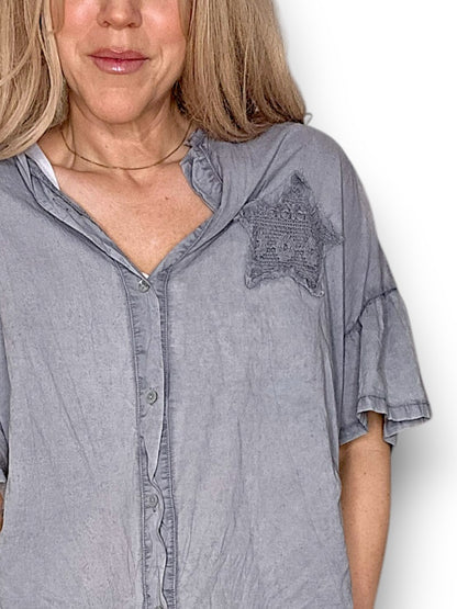 Grey Star Shirt