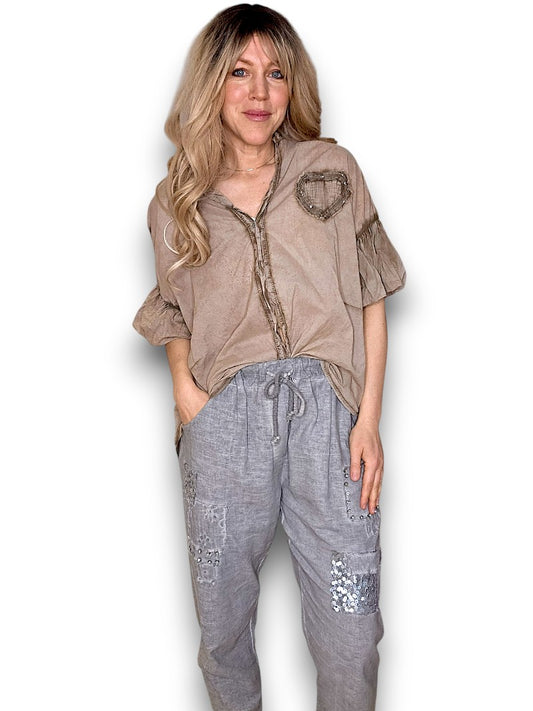 Mocha Heart Shirt