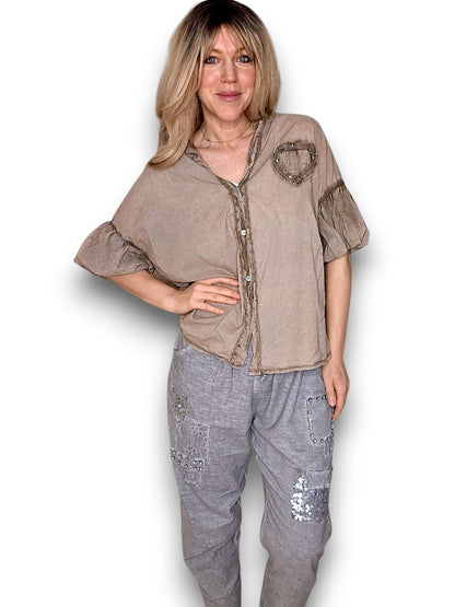 Mocha Heart Shirt
