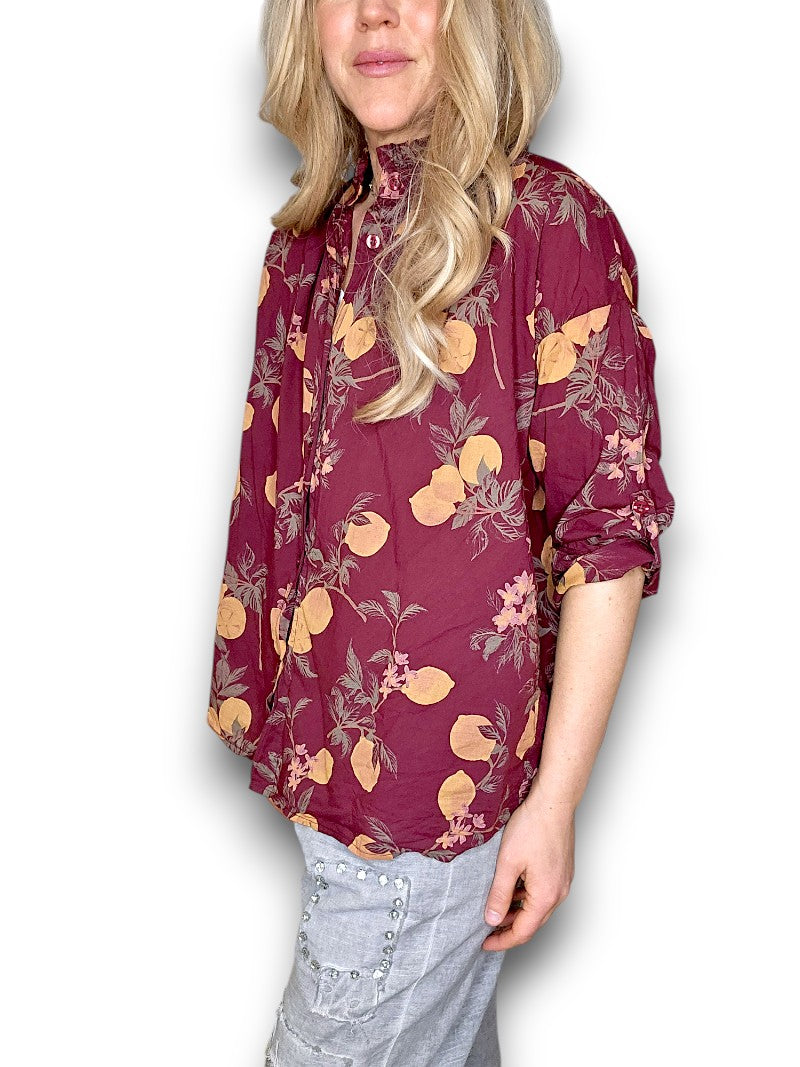 Plum Dolly Lemon Top