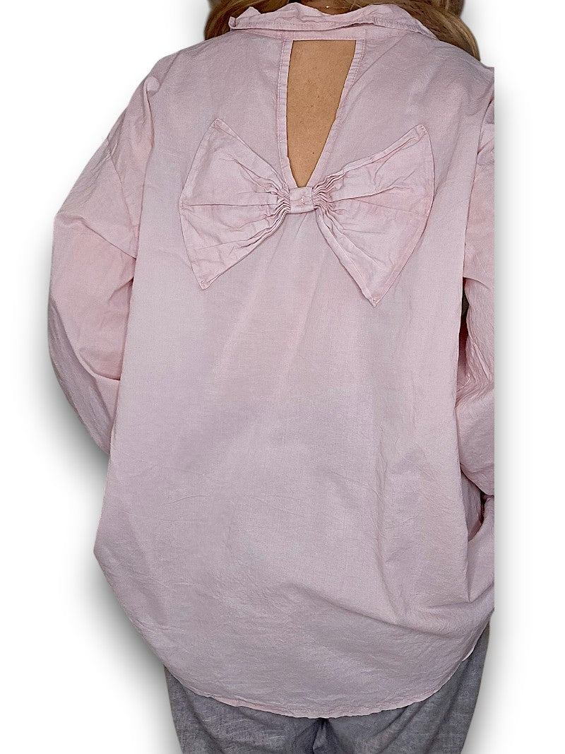 Baby Pink Bow Shirt