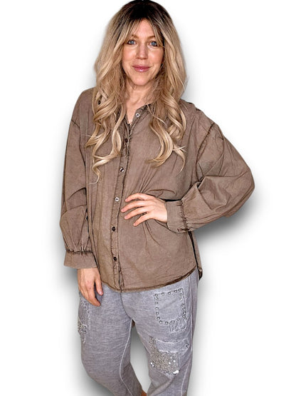 Coffee Bow Shirt