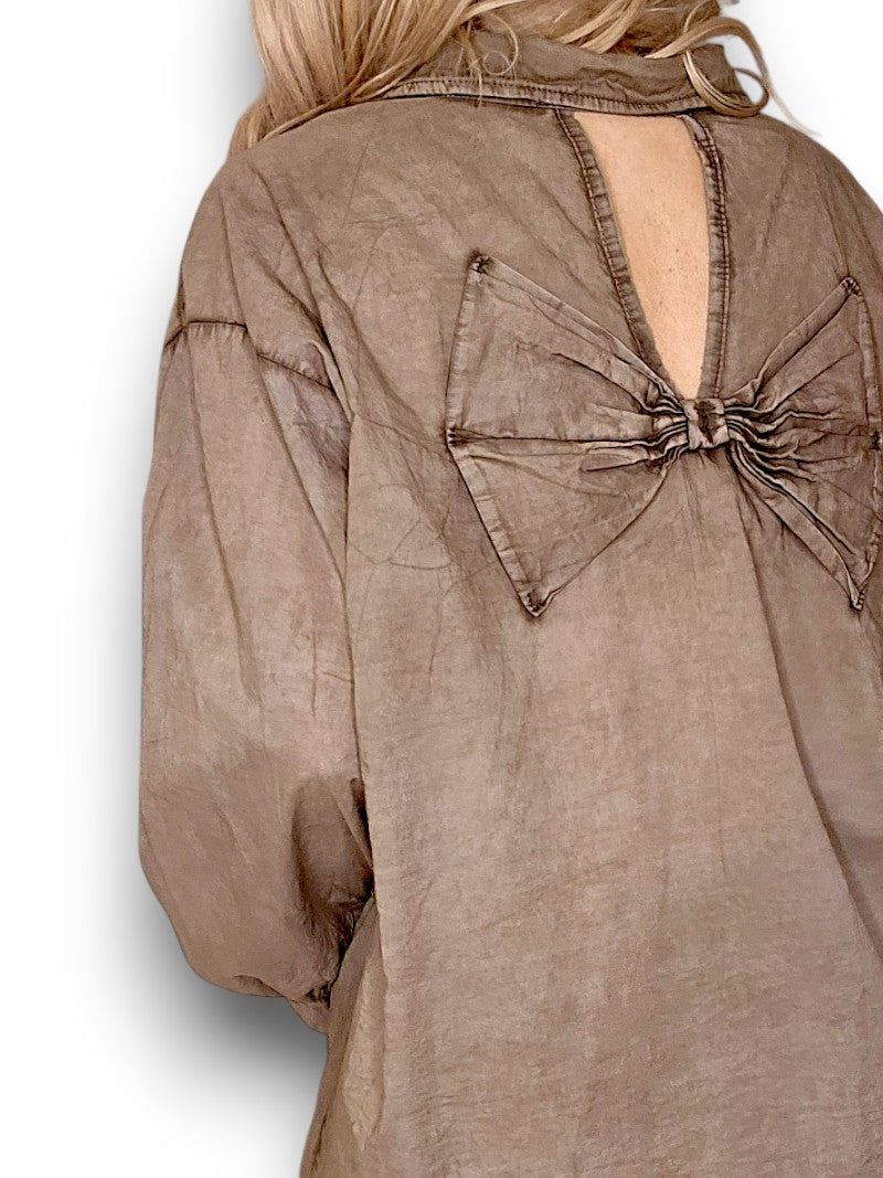 Coffee Bow Shirt