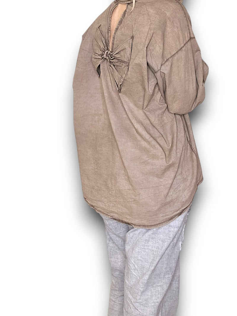 Mocha Bow Shirt