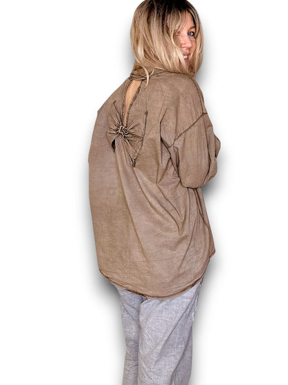 Coffee Bow Shirt