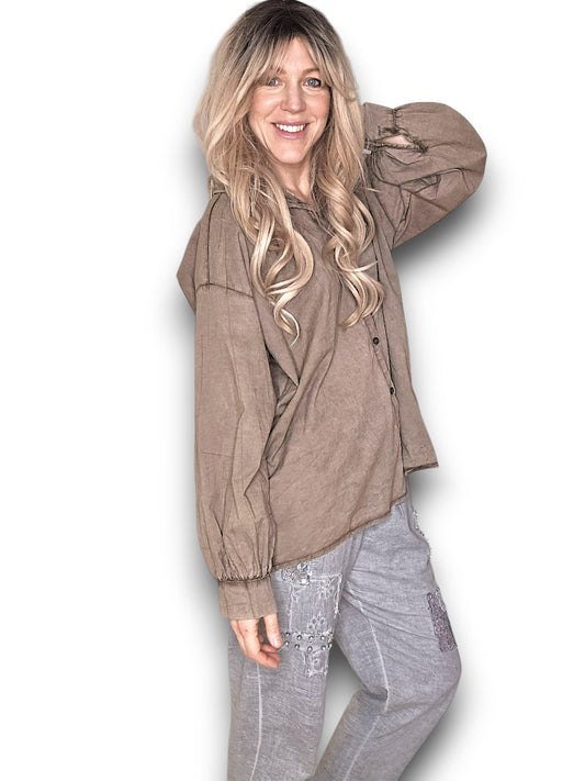 Mocha Bow Shirt