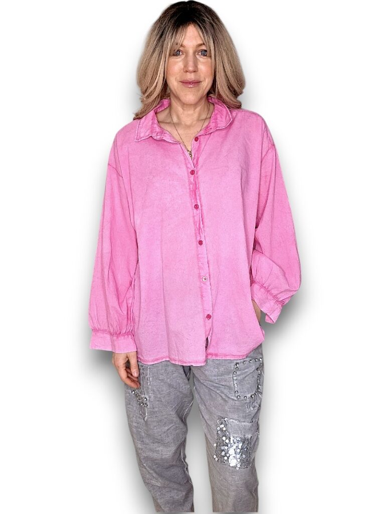 Bright Pink Bow Shirt