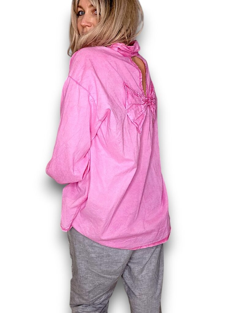 Bright Pink Bow Shirt