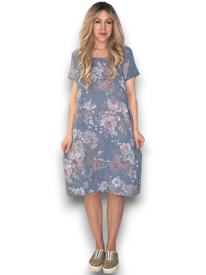 Petrol Scarlett Rose Jungle Dress
