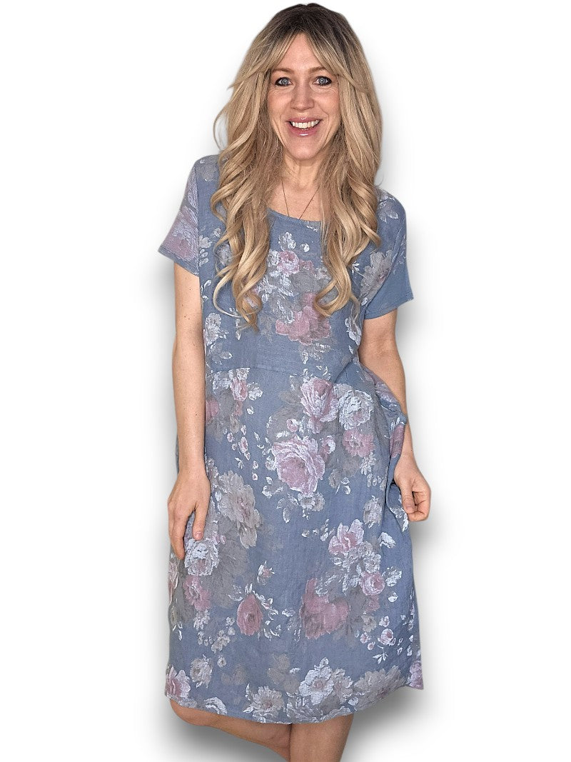 Petrol Scarlett Rose Jungle Dress