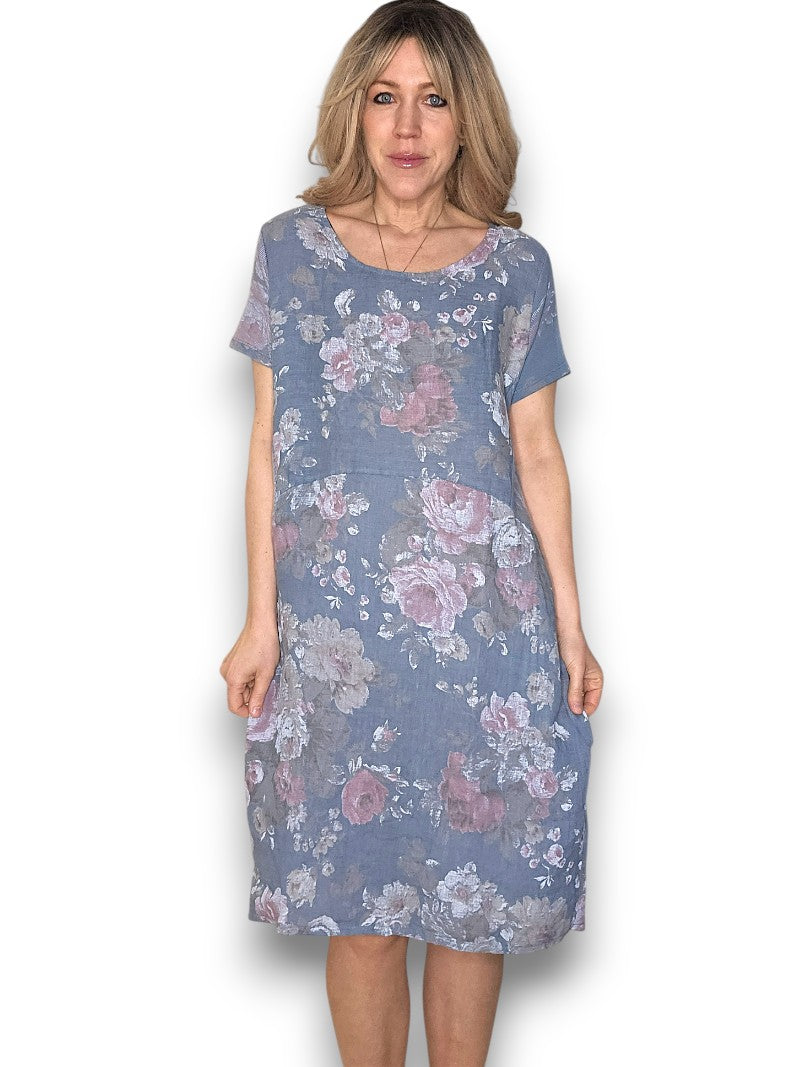 Petrol Scarlett Rose Jungle Dress