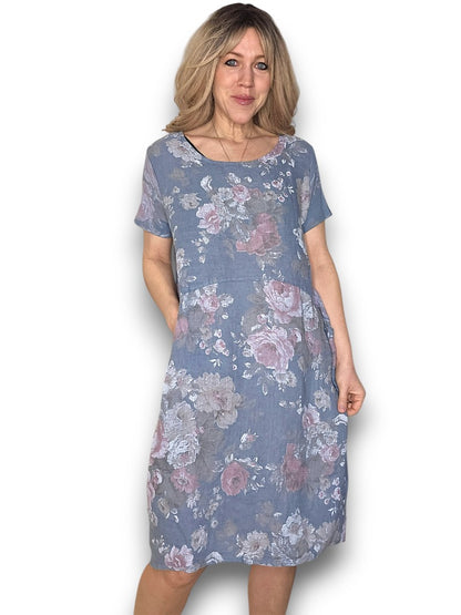 Petrol Scarlett Rose Jungle Dress