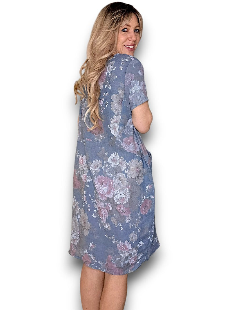 Petrol Scarlett Rose Jungle Dress