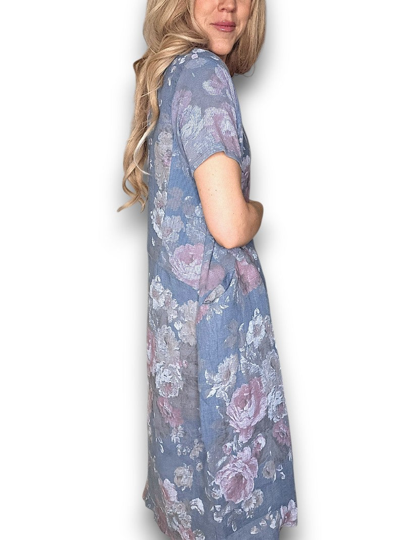 Petrol Scarlett Rose Jungle Dress