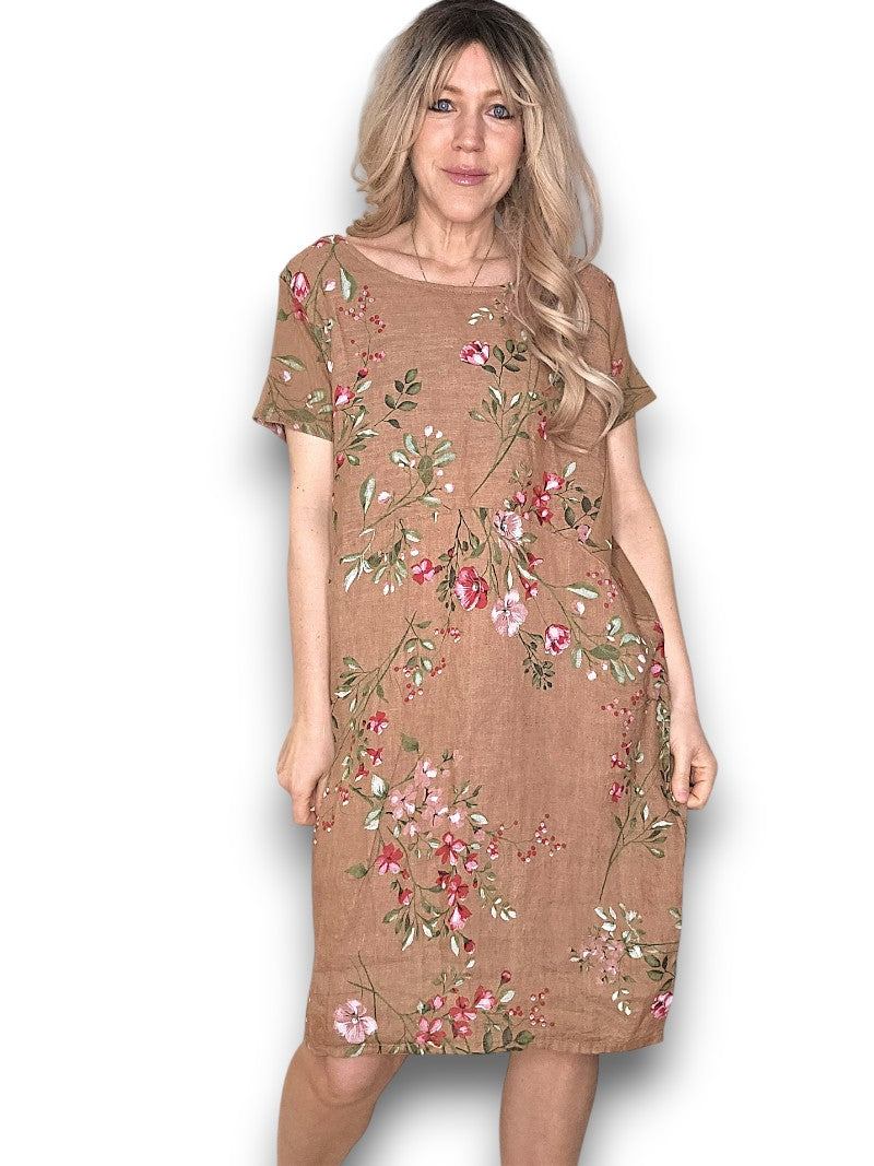 Hazelnut Lingonberry Jungle Dress