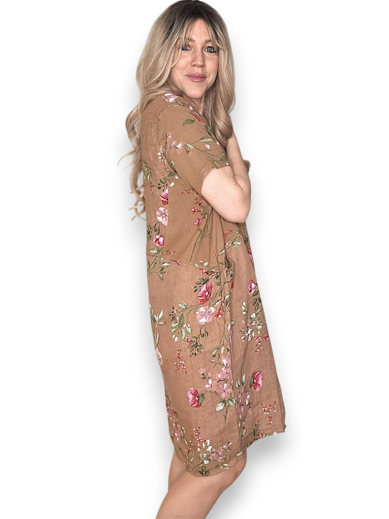 Hazelnut Lingonberry Jungle Dress