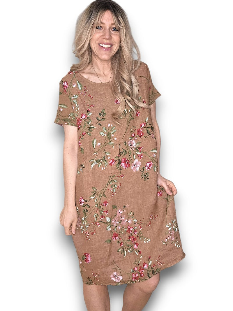 Hazelnut Lingonberry Jungle Dress