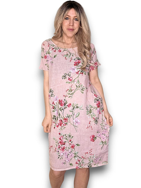 Baby Pink Lingonberry Jungle Dress
