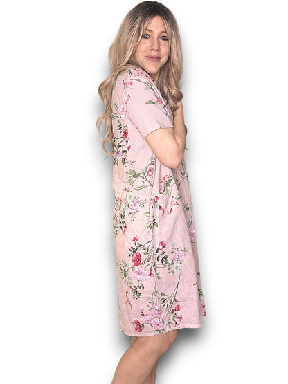 Baby Pink Lingonberry Jungle Dress
