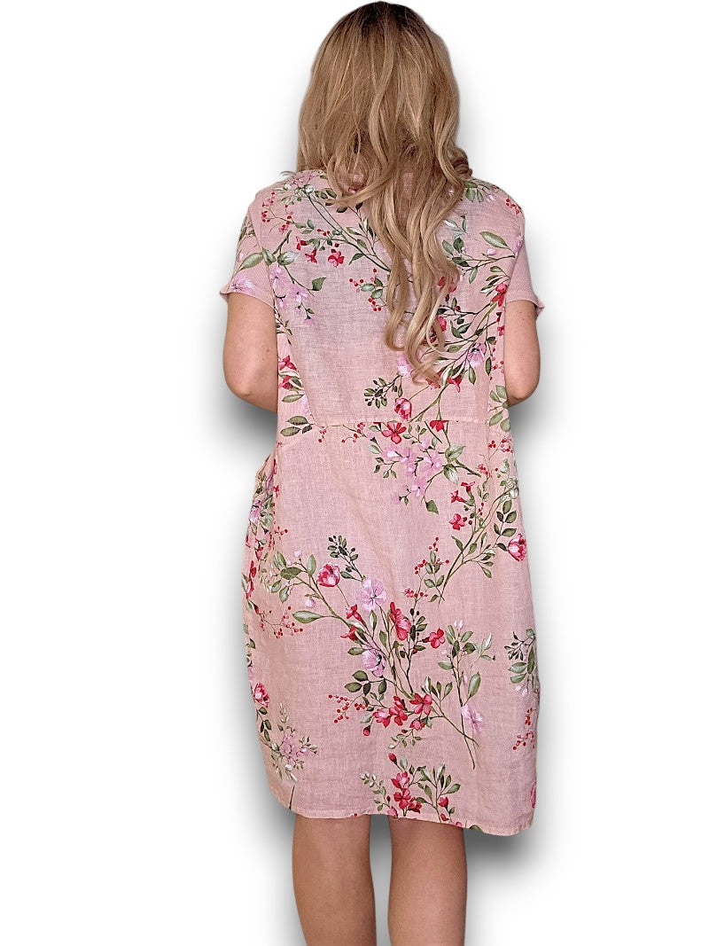 Baby Pink Lingonberry Jungle Dress