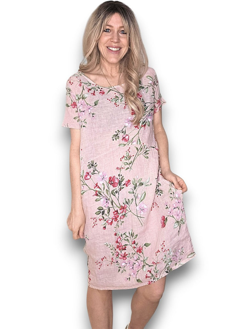 Baby Pink Lingonberry Jungle Dress
