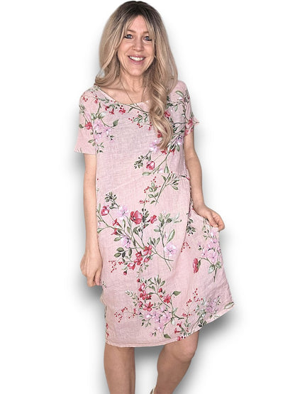 Baby Pink Lingonberry Jungle Dress