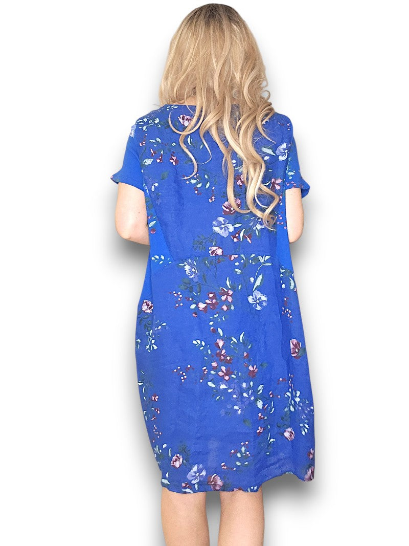 Cobalt Lingonberry Jungle Dress