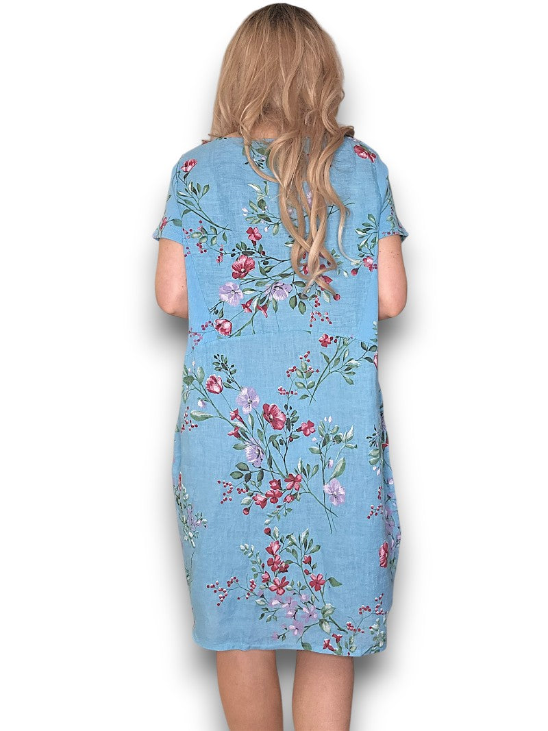 Turquoise Lingonberry Jungle Dress