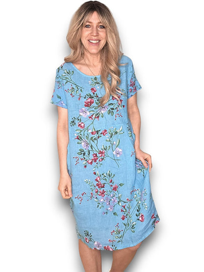 Turquoise Lingonberry Jungle Dress