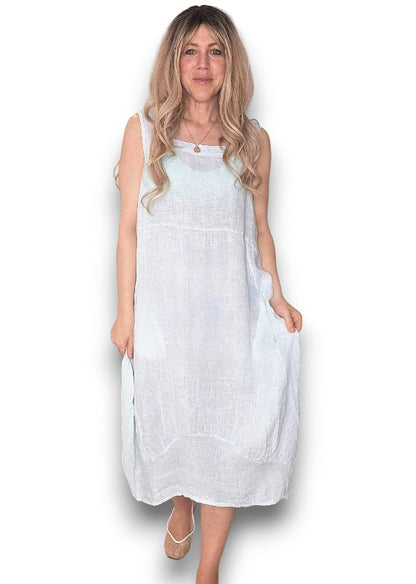 Light Mint Plain Maxi Tank Dress