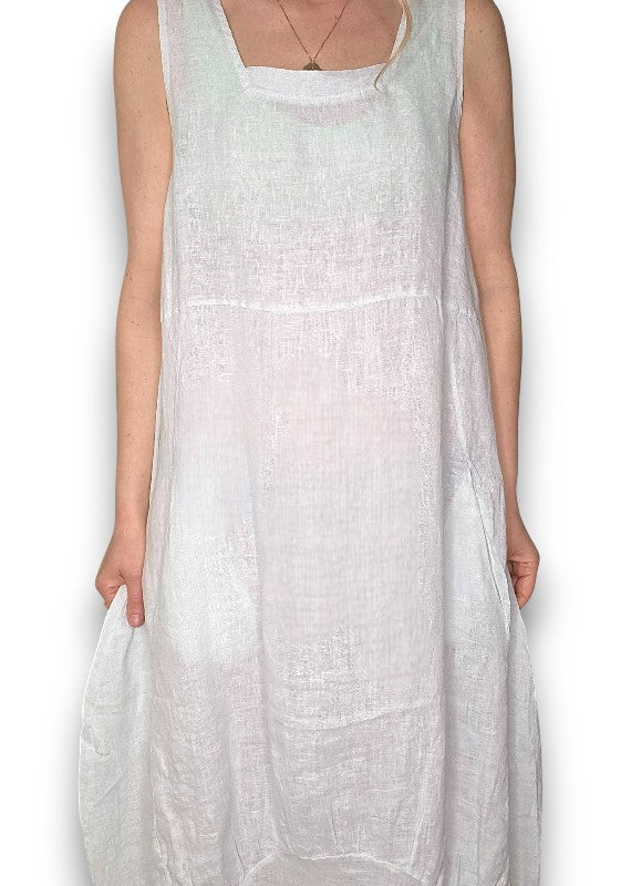 Light Mint Plain Maxi Tank Dress
