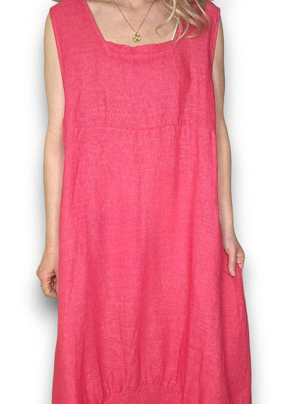 Lipstick Plain Maxi Tank Dress