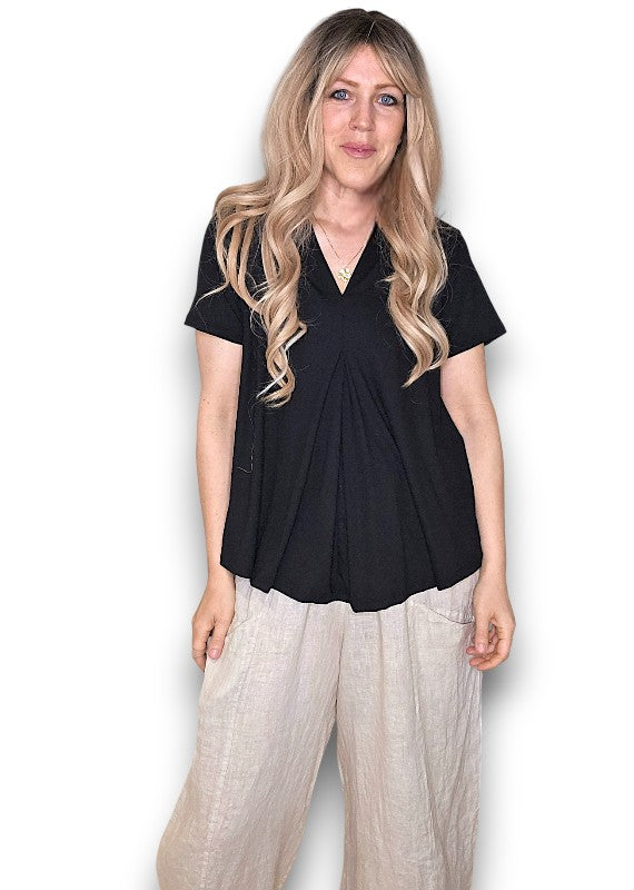 Black Samba Viscose Tee