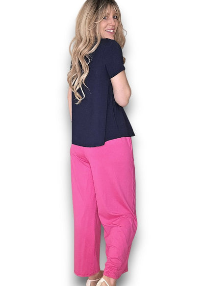 Hot Pink Samba Viscose Pant