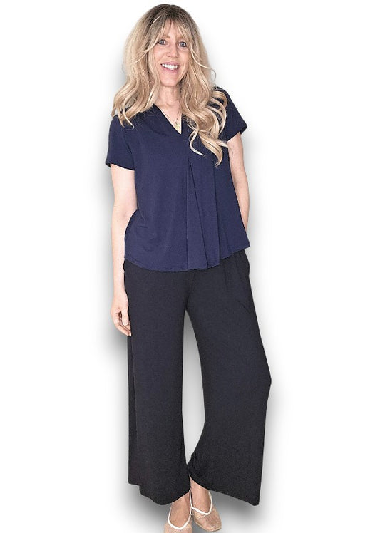 Black Samba Viscose Pant
