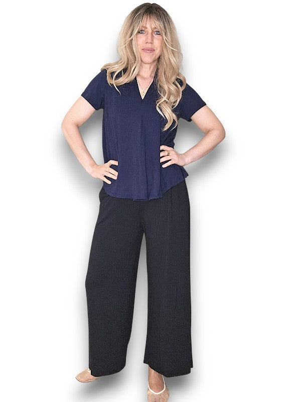 Black Samba Viscose Pant