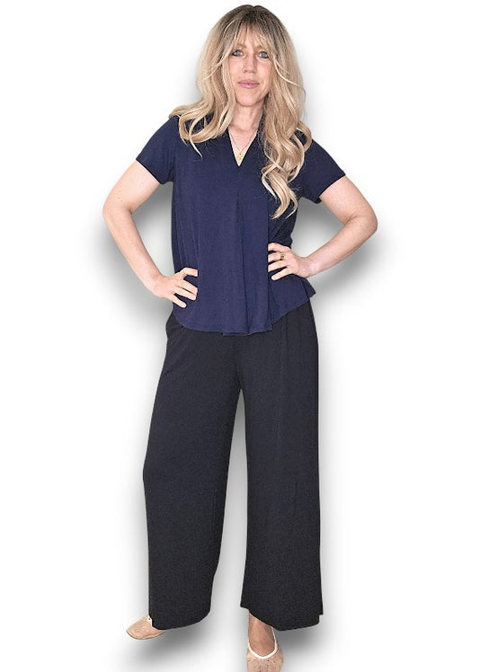 Black Samba Viscose Pant