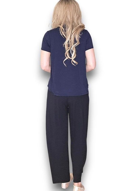 Black Samba Viscose Pant