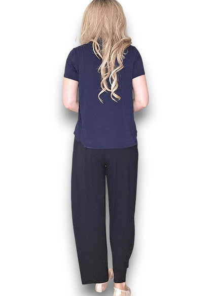 Black Samba Viscose Pant