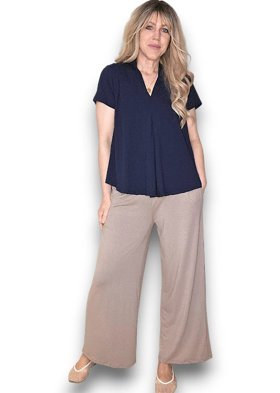 Mocha Samba Viscose Pant